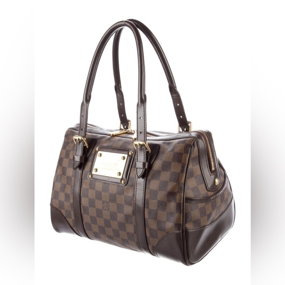 Louis Vuitton Damier Ebene Berkeley Bag Medium Tote EUC - Picture 10 of 10